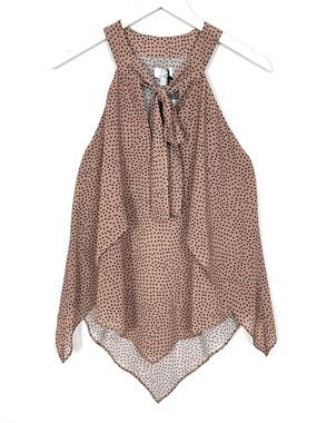 PS The Label High Society Tank Top in Toffee Spot
